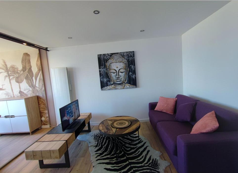 פרונטיניאן La Perle Bleue, 100 M De La Plage, Parking, Wifi מראה חיצוני תמונה