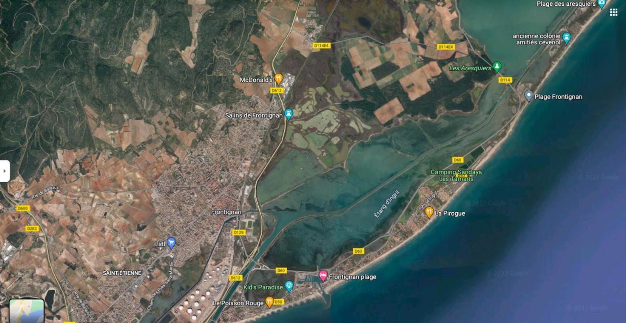 פרונטיניאן La Perle Bleue, 100 M De La Plage, Parking, Wifi מראה חיצוני תמונה