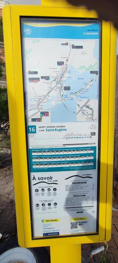 פרונטיניאן La Perle Bleue, 100 M De La Plage, Parking, Wifi מראה חיצוני תמונה